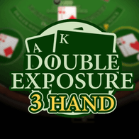 Blackjack Double Exposure 3 Hand (Habanero) screenshot